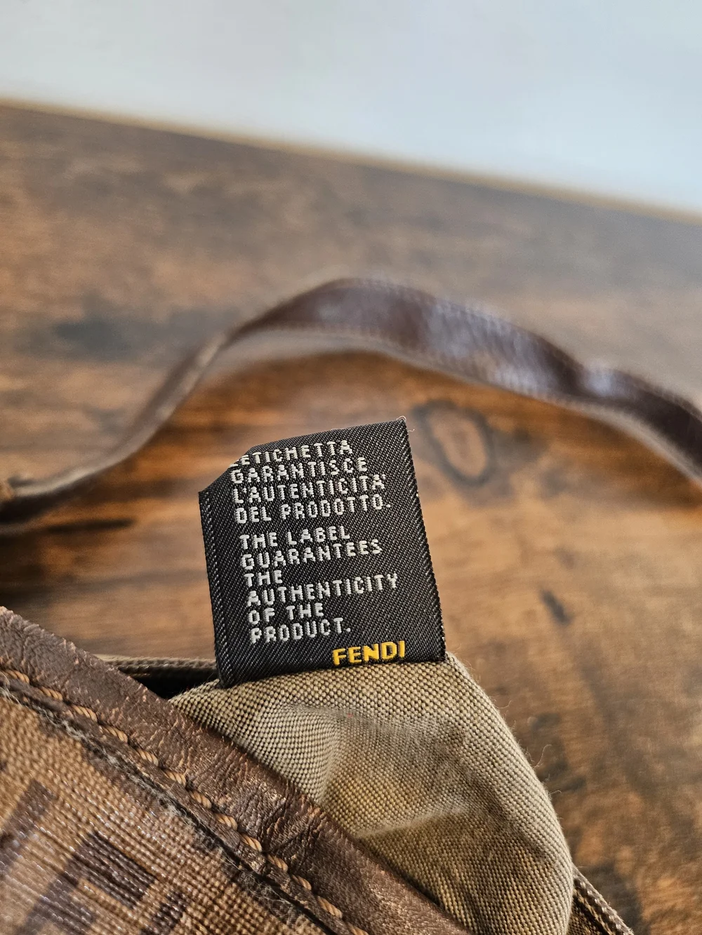 Fendi Zucca FF Canvas Tote